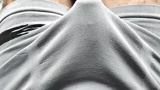 A huge cock stand in my Underwear