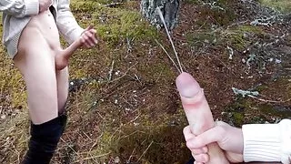 Spit as lube = Amazing cumshot! Taking my dick out public and give it what it needs.