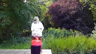 Pink Satin Sissy - desperate to get laid