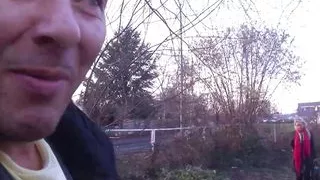 Blonde with big ass rides a nice cock