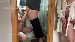 My Roommate Sucks My Boyfriend And Cum On His Face