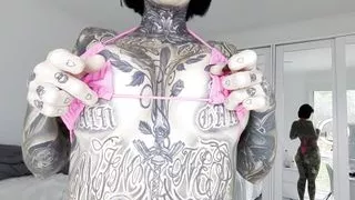 Micro Bikini Tattoo Tour and the next Tattoos I am Getting Closeup Melody Radford Onlyfans