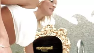 Creampie loving MILF 3some pussydrilled while deepthroats