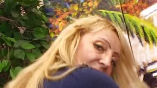 Geman MILF gets to have fun with a huge cock