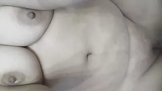 sexy wife alone in home fingering