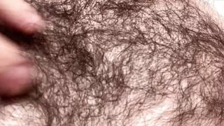 Showing off my very hairy chest
