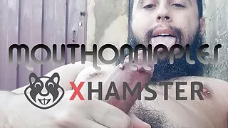 Bator Stroking Cock Outside (short Version)