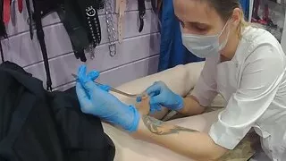 Medfet sounding in straitjacket