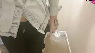 Classy Filth pissing in public toilets