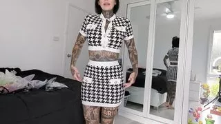 Cute Black & White Skirt And Casual Attire Try On Haul Melody Radford Onlyfans