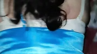 Wife doggy style with husband home