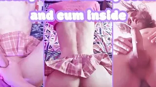 Konny fickt Femboy Jorah und sperma drin