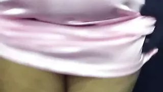 Wife showing chubby pussy hairy