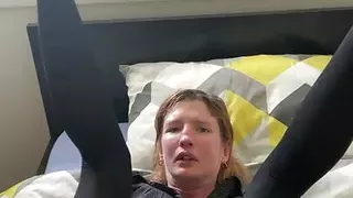 Petite schoolgirl in stockings