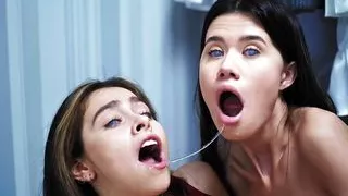 Parasited - Alissa Foxy & Eveline Elle Fuck eachother frenetically after mind controlling Parasite gets them