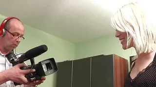 A big hard cock for the nasty brunette