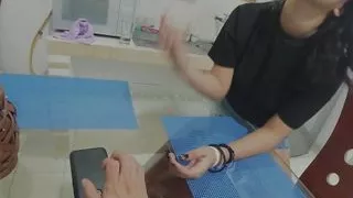 Fuck my neighbor's pussy very rich while we are alone at home - Porn in Spanish