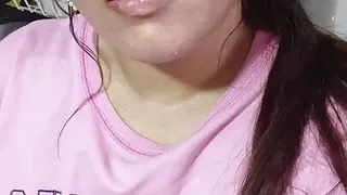 Beautiful Chloe plays in her kitchen fingering her pussy to orgasm pt2