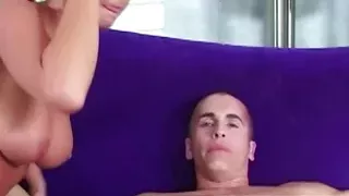 Busty Bree Olson keeps her heels on as she gets fucked