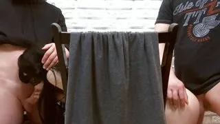 My first sex with two dicks, they fucked me in the mouth and pussy. Threesome