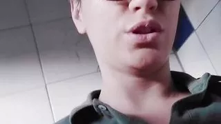 PUBLIC - Flashing bare pussy on the house of my neighbor