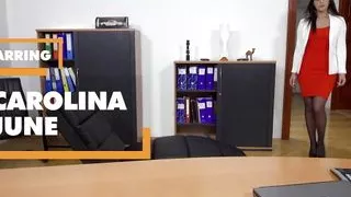 POV - Carolina June reveals her hot ass for anal ramming