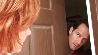 Busty old German lady gets a big load of warm cum on her boobs