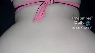 Thai teen slut gets creampie and spit a jizz on her ass at the gym after workout