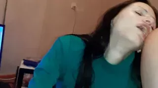 My girlfriend sucked my clit and licked my legs - Lesbian-illusion