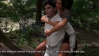 Pure love #2 - Lily gave Jack a hand job and swallowed the cum