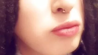 Cute femboy fucks with her toy and cums profusely