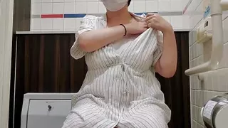 A married woman who masturbates while holding her voice