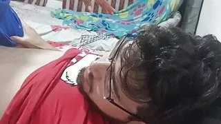 18 year old brunette big saggy tits from New York United States fucking her stepbrother's big dick