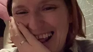 Weeing and wiping POV style with absolute chatterbox Rachel Wriggler