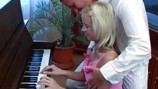 Stunning German slut gets a hard pounding