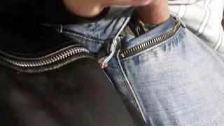 Große Ladung auf Lederjacke