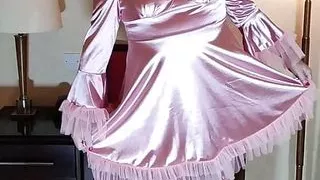 Gorgeous sissy dress on hot tv slut Nottstvslut
