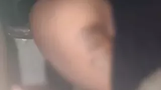 German babe makes her pussy eat my cock. my dick slids in and out before I pound it from the back.