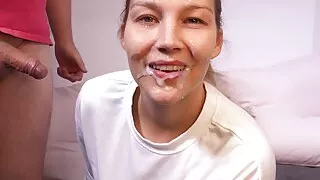 He left me with cum on my face and unsatisfied
