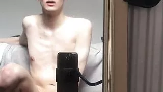 rvssiantwink boy rides dildo