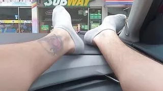 smell my stinky sweaty feet