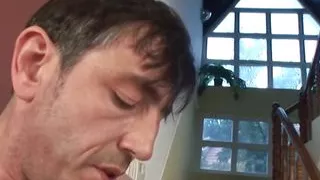 Glorious redhead German gives him a stunning time