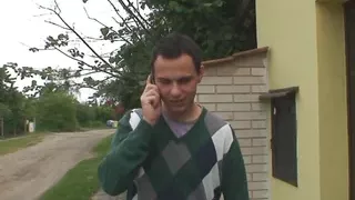 Stranger doggy-fucks lonely 60 yo blonde granny