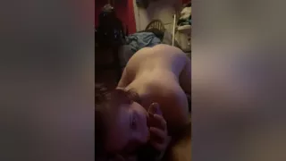 Wife Gives Passionate Blow Job