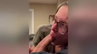 Blonde Milf Kisses Cock Until It Cums On Her