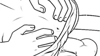 I put my finger in her ass and I float my penis in my vagina very rich comic