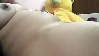 Asian girl masturbating