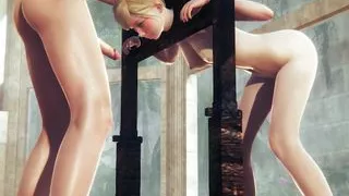 Hentai Uncensored - Blonde girl sex in spa full