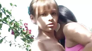 Teen babe selina goes lesbo