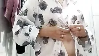 Public flashing mature wife